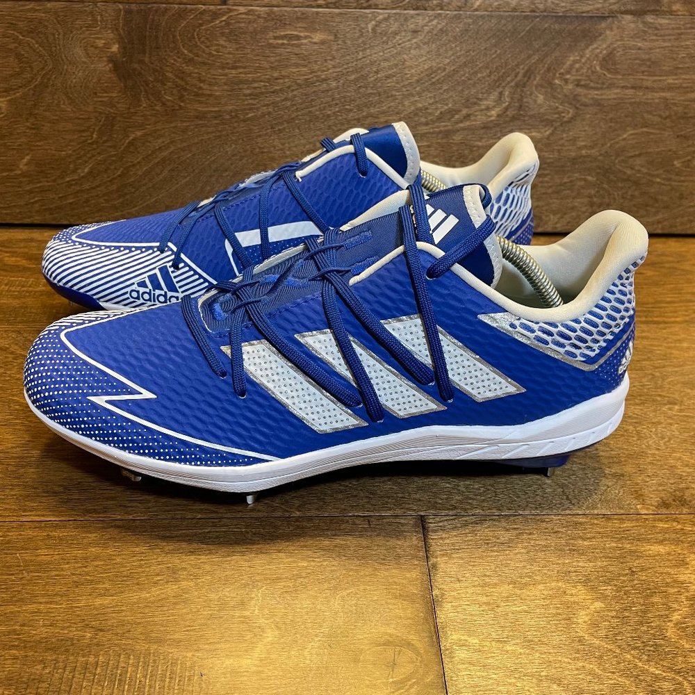NEW Adidas Adizero Afterburner 7 Metal Baseball Cleats Royal FV9391 Men's 11.5
